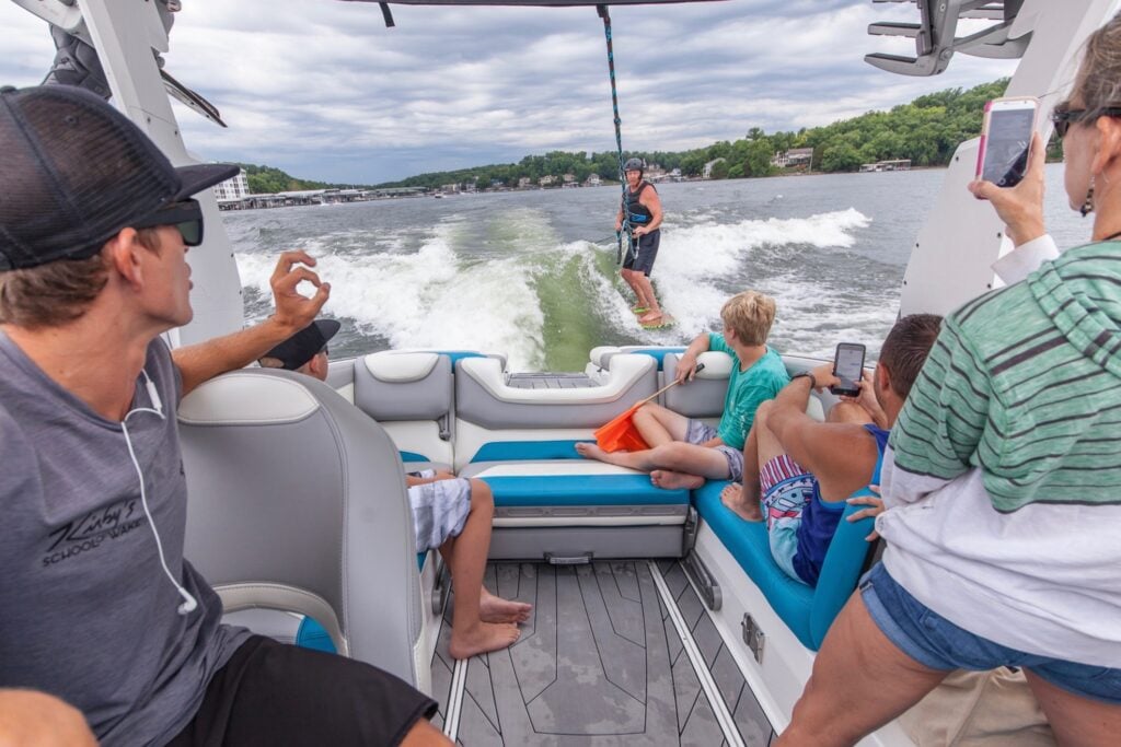 Teaching wakesurfing in Fort Myers, Florida