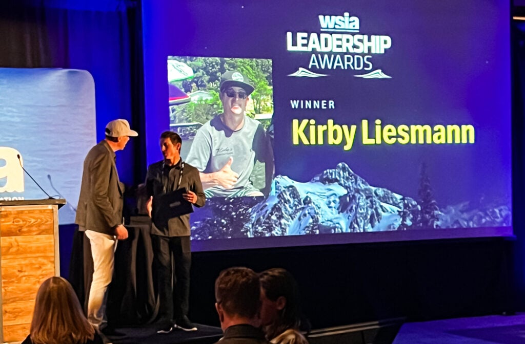 Kirby Leismann at the WSIA Awards Dinner
